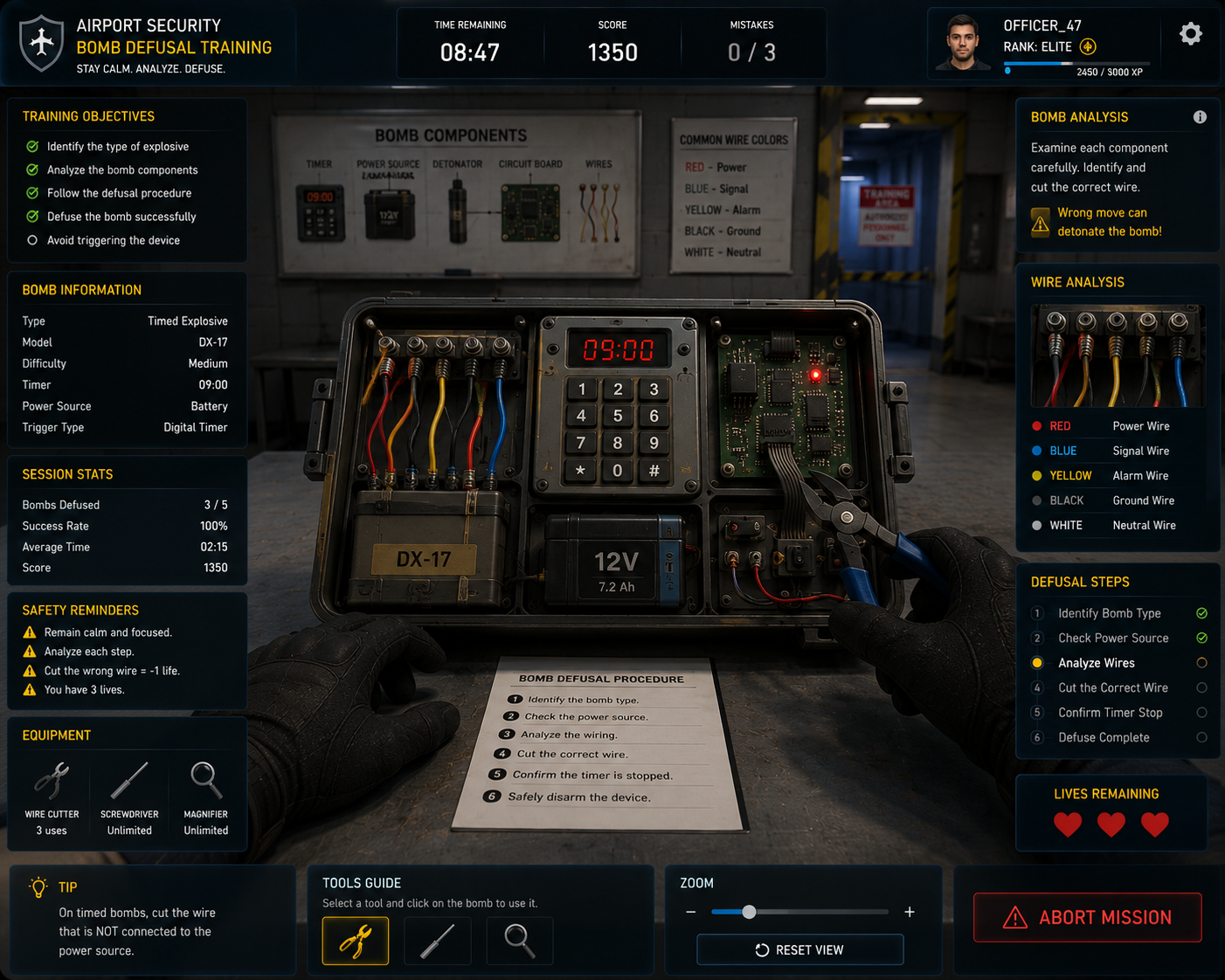 Airport Security VR Training